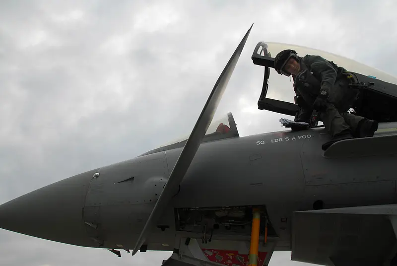 Přílet Eurofighterů 
