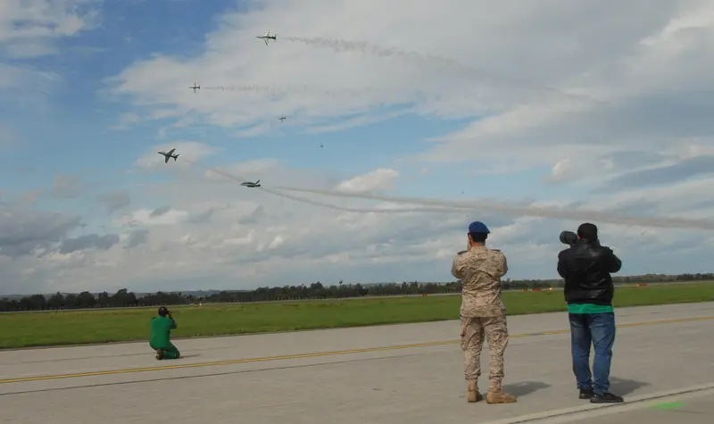 Přílet Saudi Hawks