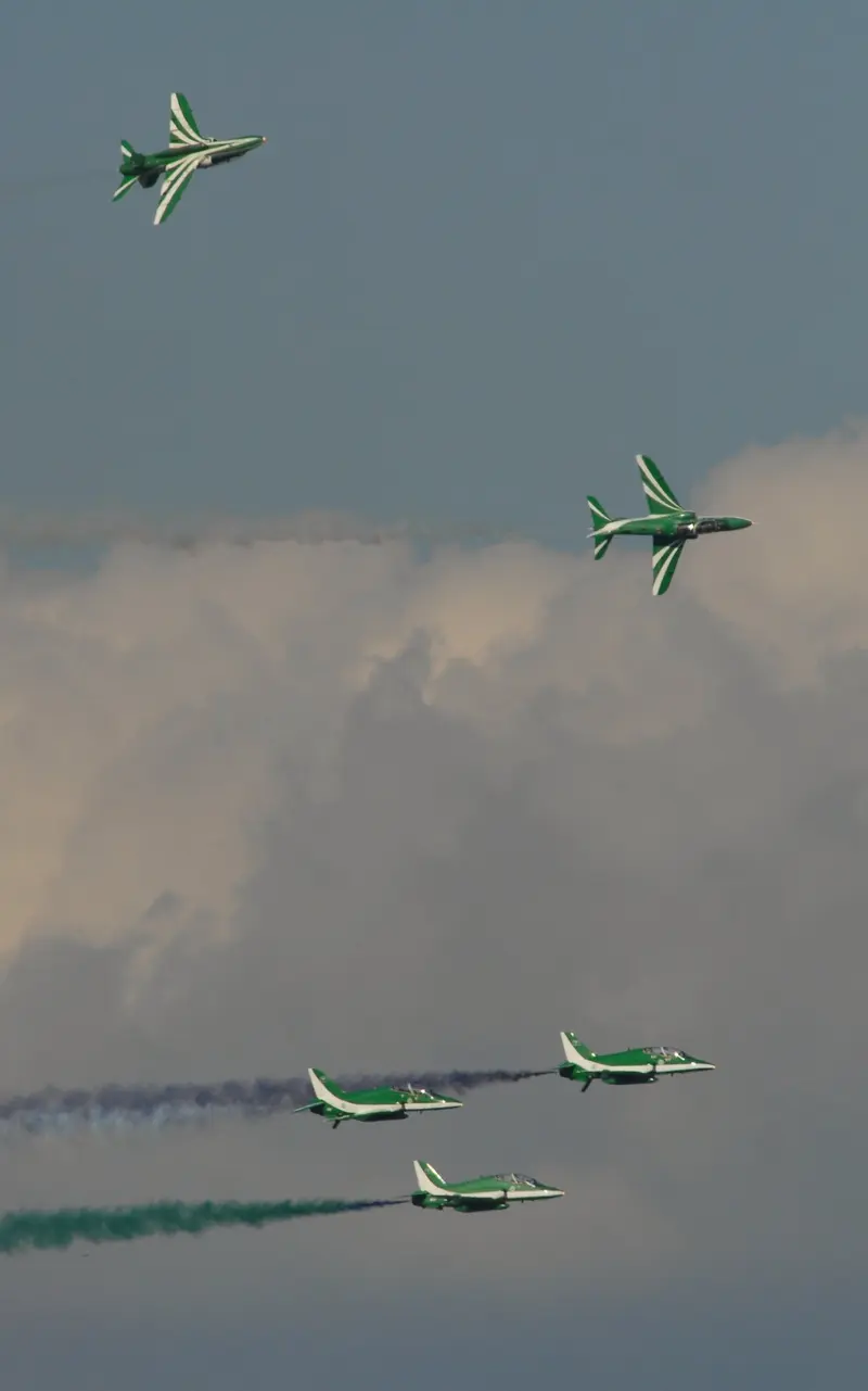 Saudi Hawks - cvičný let